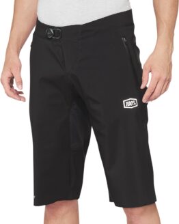 100% Men's Hydromatic Shorts Black Size 38