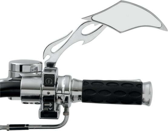 Drag Specialties Gothic Mirror Sculptured Stem Chrome Right Side - Image 2
