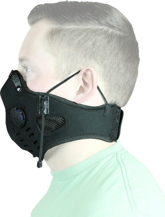 Elite Neoprene Dust Mask Black - ATV Tek Rider Dust Mask - Image 2
