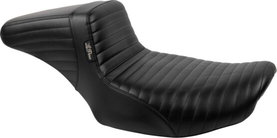 Le Pera Kickflip Daddy Long Legs Pleated Seat Black For Harley FLT/FLH 23-24