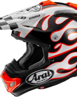 Arai VX-Pro4 Flame Helmet Black/Red/White Small