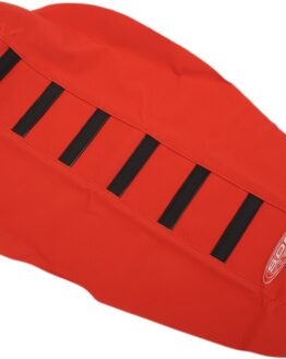 6-Rib Water Resistant Seat Cover Black/Red