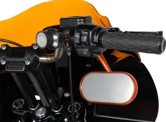 Arlen Ness Diamond Grips TBW Black for Harley-Davidson - Image 2