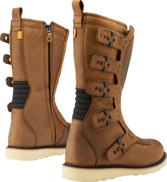 ICON Elsinore 2 Boots Brown Size 14 Men's Motorcycle Footwear - Image 4