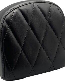 Le Pera Small Diamond Sissy Bar Pad Shiny Black For Harley-Davidson