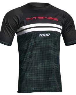 Thor Intense Assist Decoy Short-Sleeve Jersey XL Camo Green Men's