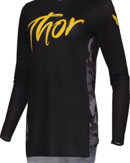 Thor SPORTMODE Shadow Women's Jersey XL Camo Gray Black Yellow