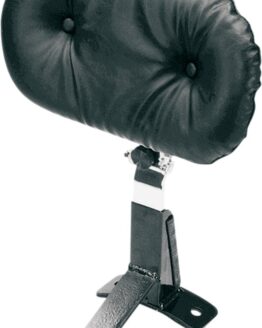 Mustang Driver Backrest Kit Black Plain Regal Adjustable No Studs