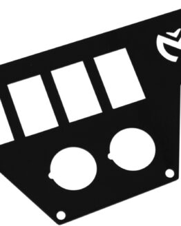 Moose Dashplate Right Black 4-Switch 12V Large Fits 15-19 RZR 900/1000