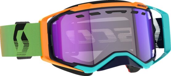 Scott Prospect Snow Cross LS Goggle Blue/Orange Blue Chrome Lens