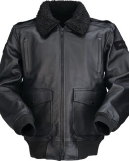 Z1R Total Force Leather Jacket Black Men's 5XL