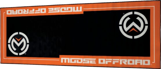 Moose Offroad Bike Pad Floor Mat Orange Black 31.5in x 78.75in