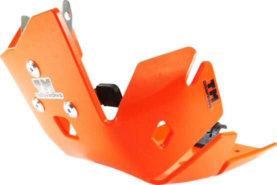 T.M. Designworks Skid Plate Orange For KTM, Husqvarna, Gas Gas - Image 3