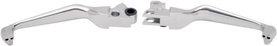 Drag Specialties Skull Lever Set Chrome For Harley-Davidson