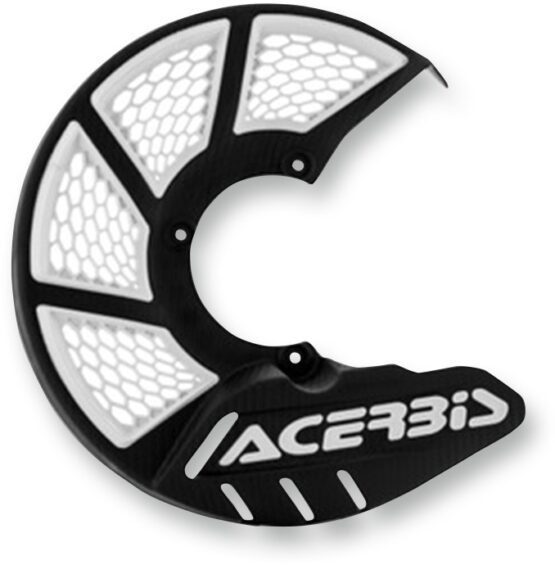 X-Brake Vented Brake Rotor Disc Cover - Black & White