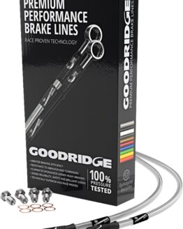 Goodridge Rear Brake Line Kit Clear FLST/Softail 84-99 Harley-Davidson