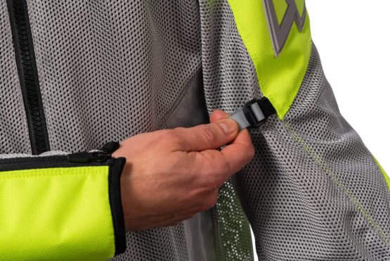 ICON Mesh AF Jacket Hi-Vis/Gray Men's 2XL - Image 3