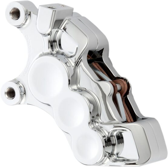 6 Piston Chrome Front Left Caliper Fits Many 06+ H-D w/ 11.8" Rotors