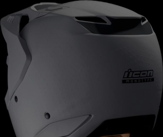 ICON Elsinore Monotype Helmet Matte Gray - Small - Image 13