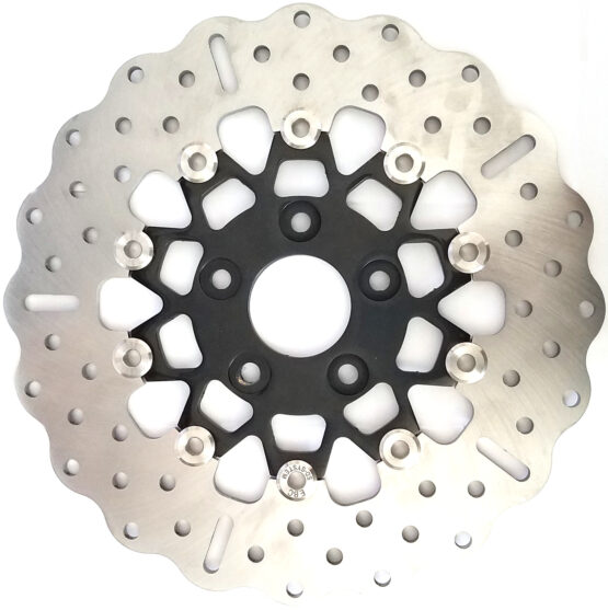 Black Chrome Contour Floating Brake Rotor