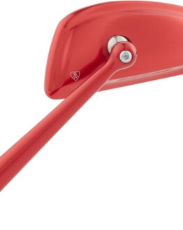 Arlen Ness Tearchop Mirror Left Red Aluminum