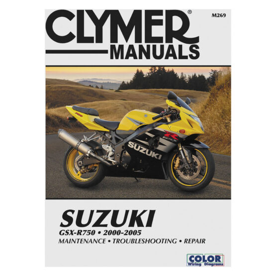 Clymer Repair Manual Suzuki GSX-R750 2000-2005