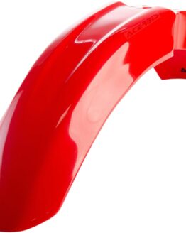 Acerbis Front Fender Red Plastic Fits 96-04 Honda XR250R XR400R