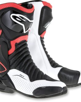 SMX-6v2 Vented Street Riding Boots Black/Red/White US 12
