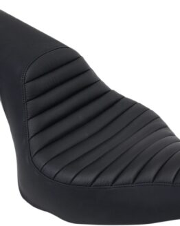 Profiler Tuck and Roll Leather 2-Up Seat Black Gel Low