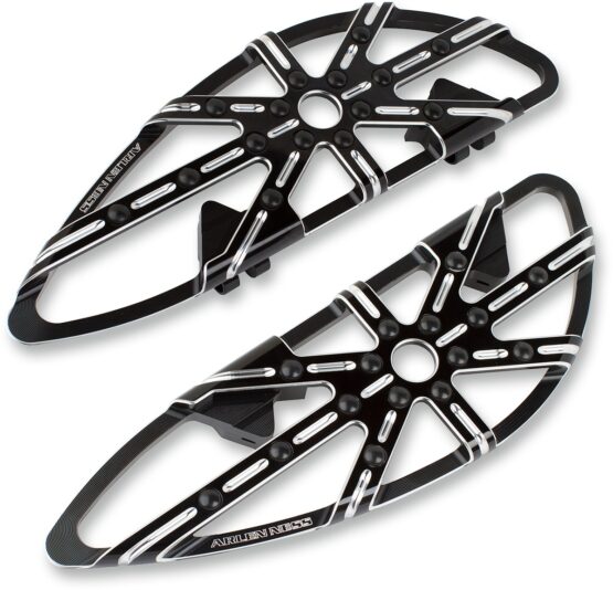 Arlen Ness Black 10-Gauge Driver & Passenger Floorboards