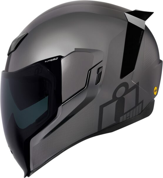 Silver Airflite Jewel MIPS Motorcycle Helmet - Large - Image 4