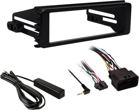 Saddle Tramp Single DIN Radio Install Kit Harley FLH 98-13 - Image 2