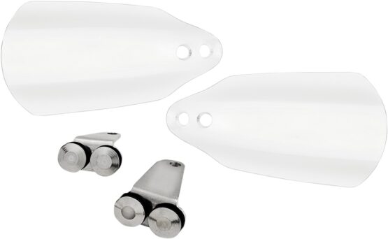 Memphis Shades Ghost Handguards Gloss White Harley-Davidson Softail/Touring