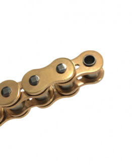 EK 525MVXZ2 114 Link Gold QX-Ring Chain with MLJ Rivet Master