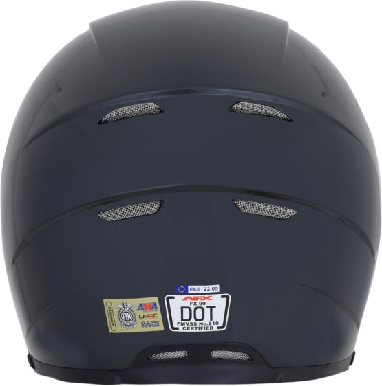 FX-99 Full Face Street Helmet Black/Gray X-Small - Image 6