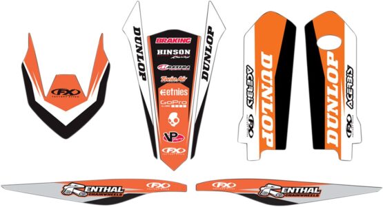 Factory Effex Standard Trim Kit Orange Fits 03-06 KTM 125-450 SX