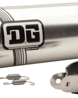 Universal V2 Slip On Exhaust Muffler w/ 1-3/4" Inlet