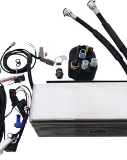 ULTRACOOL Oil Cooler Kit Chrome For S&S T Series Dyna Models
