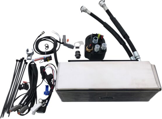 ULTRACOOL Oil Cooler Kit Chrome For S&S T Series Dyna Models