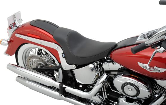 Drag Specialties EZ Mount Solo Seat Black For Harley Softail Models - Image 4