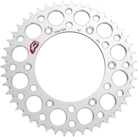 Renthal Ultralight 520-47T Rear Sprocket Silver Fits 23-24 KTM/Husqvarna