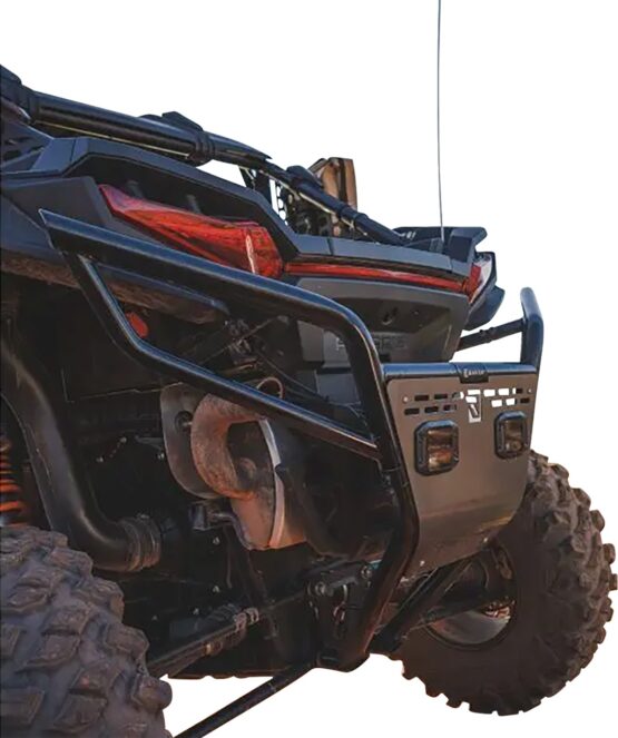 RAVEK Rear Bumper with LED Lighting Red For Polaris RZR XP 1000