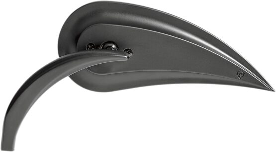 Arlen Ness Rad III Teardrop Mirror Black Left 7"x3"