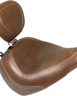 Tripper Smooth  Wide Brown Solo Seat w/Backrest