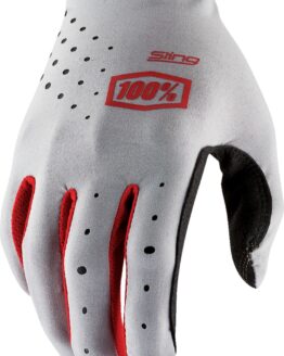 100% Sling MX Gloves 2XL Black Red Gray Men's