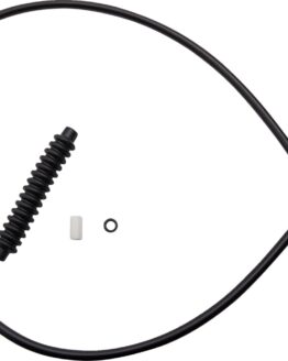Drag Specialties High-Efficiency Black Vinyl Clutch Cable 45in