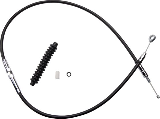 Drag Specialties High-Efficiency Black Vinyl Clutch Cable 45in