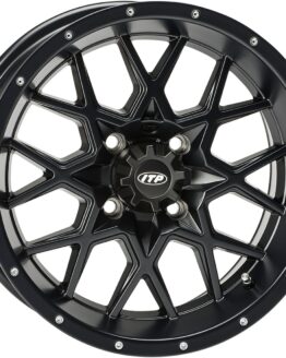 Hurricane Wheel Black 14X7 4/156 4+3