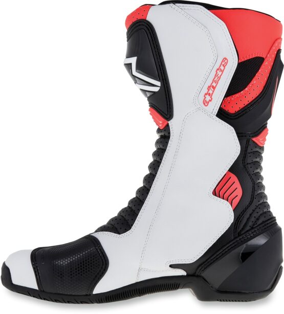 SMX-6v2 Vented Street Riding Boots Black/Red/White US 12 - Image 7