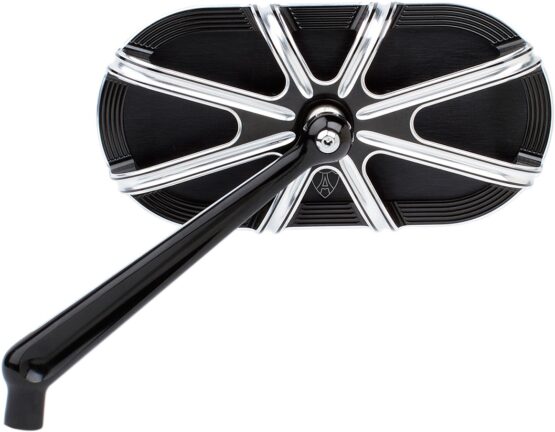 Arlen Ness 10-Gauge Left Mirror Black Aluminum - Image 3